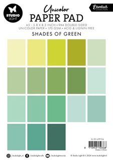 Studio Light Paper Pad (A5) - Unicolor  / Shades of Green